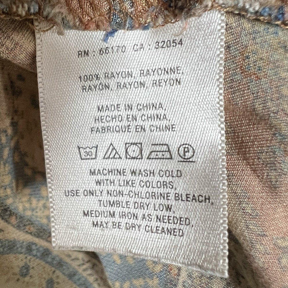 Anthropologie Holding Horses Womens 2 Paisley Print Elastic Waist Mini Dress‎ - Picture 6 of 6